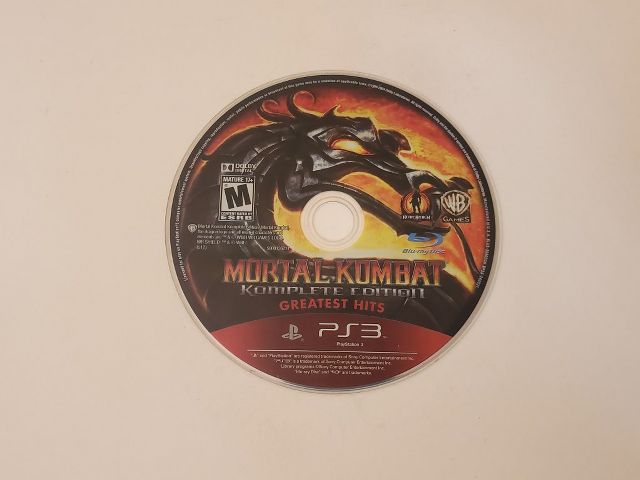 Sony Playstation 3 Mortal Kombat Komplete Edition Greatest Hits video game