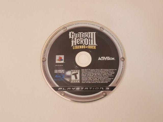 Sony Playstation 3 Guitar Hero III Legends of Rock video game