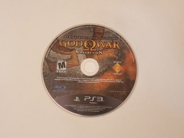Sony Playstation 3 God of War Collection video game