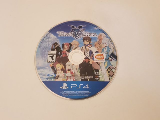 Sony Playstation 4 Tales of Zestiria video game