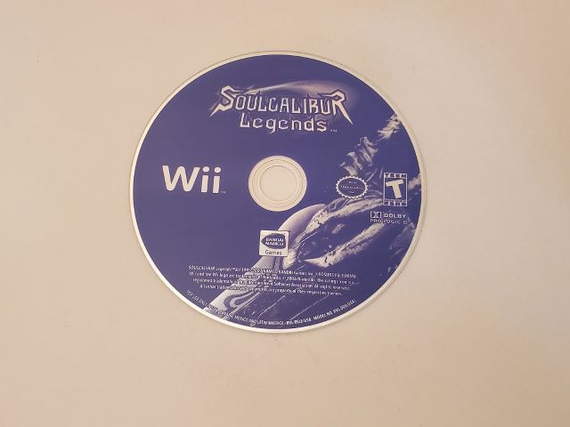 Nintendo Wii Soul Calibur Legends video game