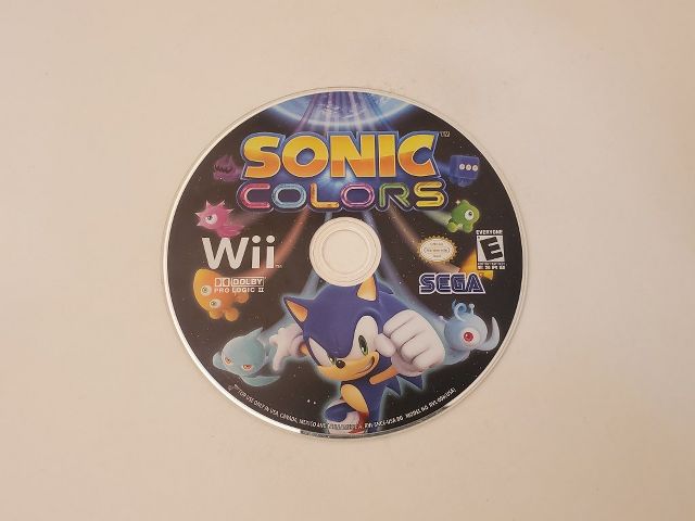 Nintendo Wii Sonic Colors video game