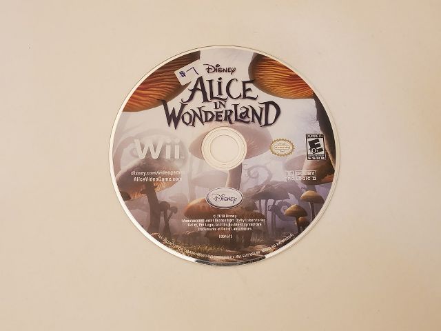Nintendo Wii Alice in Wonderland video game