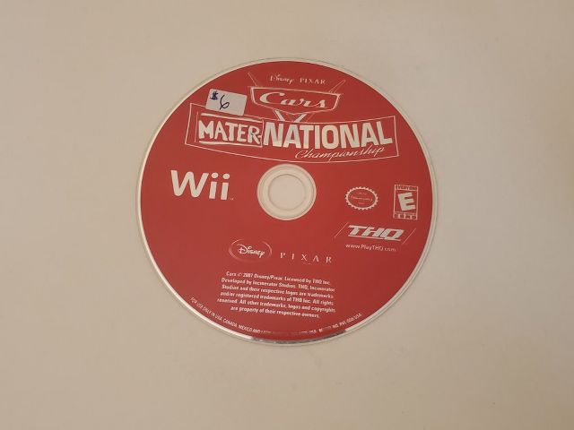 Nintendo Wii Cars Mater-national video game