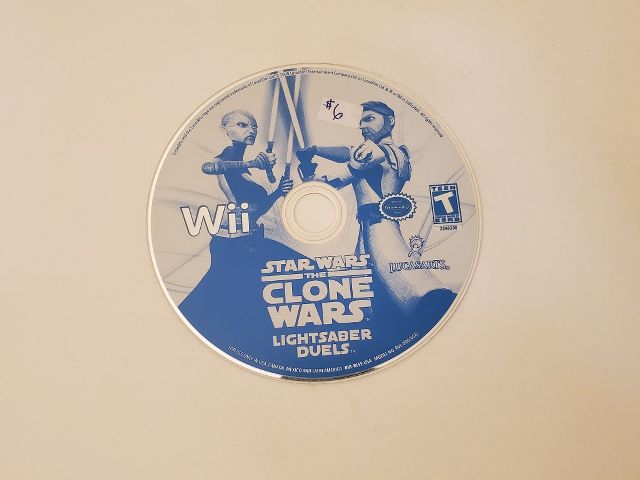 Nintendo Wii Star Wars The Clone Wars Lightsaber Duels video game