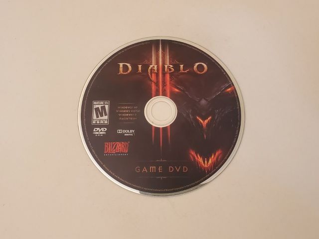 PC Diablo III Game DVD video game