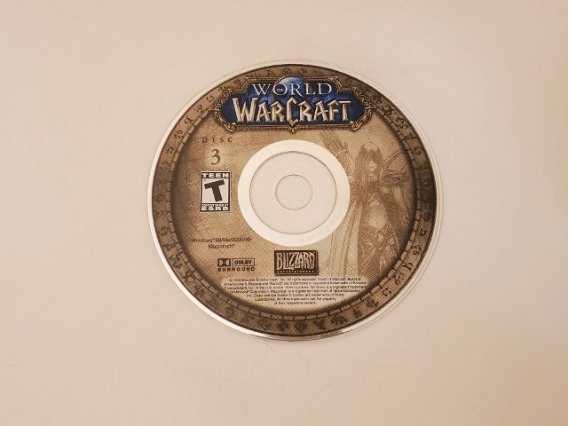 PC World of Warcraft Disc 3 video game