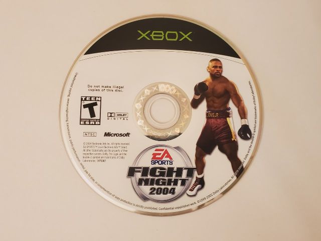 Microsoft Xbox Fight Night 2004 video game