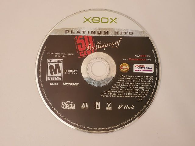 Microsoft Xbox 50 Cent: Bulletproof Platinum Hits video game