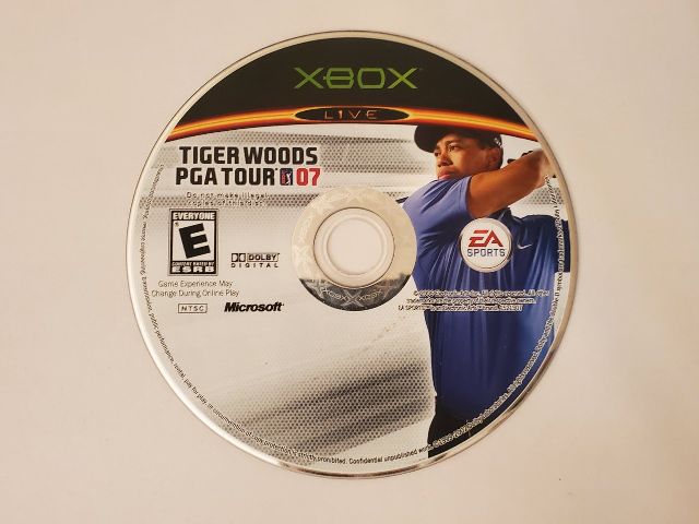 Microsoft Xbox Tiger Woods PGA Tour 07 video game