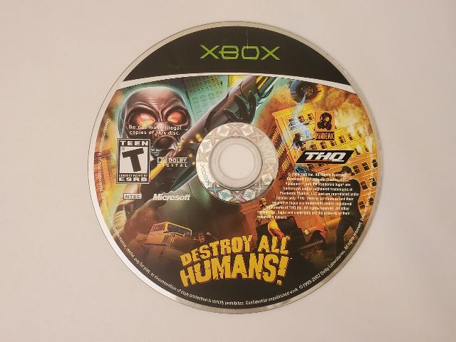 Microsoft Xbox Destroy All Humans! video game
