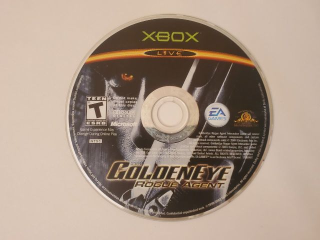 Microsoft Xbox Goldeneye Rogue Agent video game