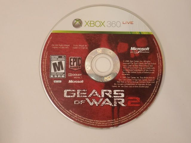Microsoft Xbox 360 Gears of War 2 video game