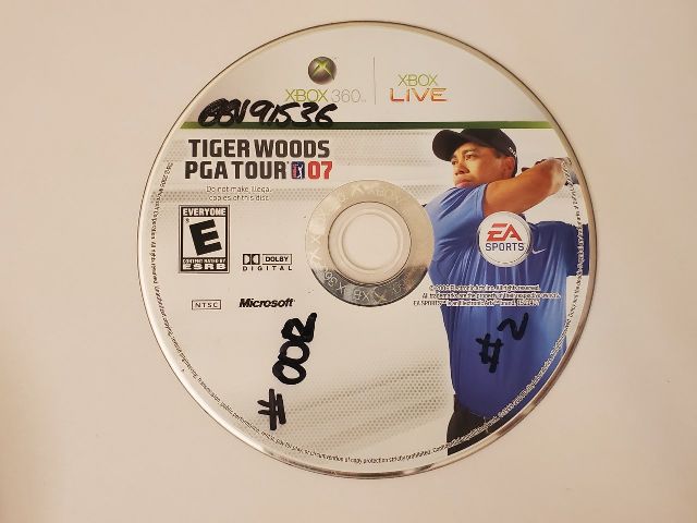 Microsoft Xbox 360 Tiger Woods PGA Tour 07 video game