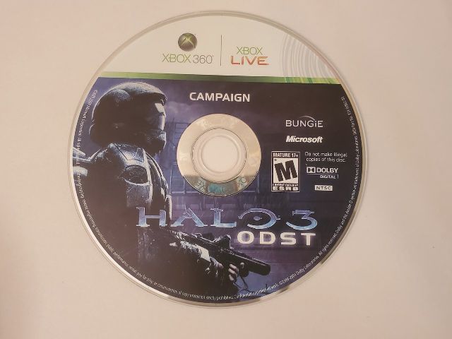 Microsoft Xbox 360 Halo 3: ODST Campaign Disc video game