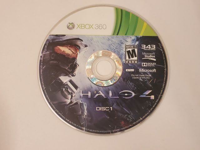 Microsoft Xbox 360 Halo 4 Disc 1 video game
