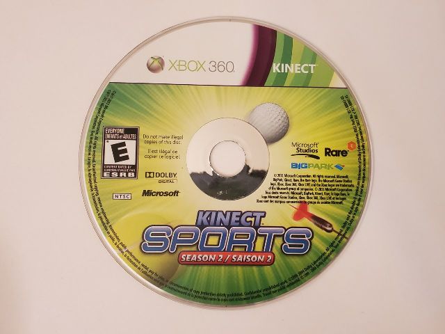 Microsoft Xbox 360 Kinect Sports Season 2 video game