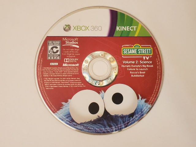 Microsoft Xbox 360 Kinect Sesame Street TV Volume 2: Science video game