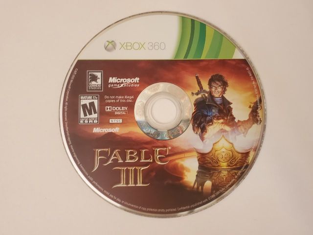 Microsoft Xbox 360 Fable III video game