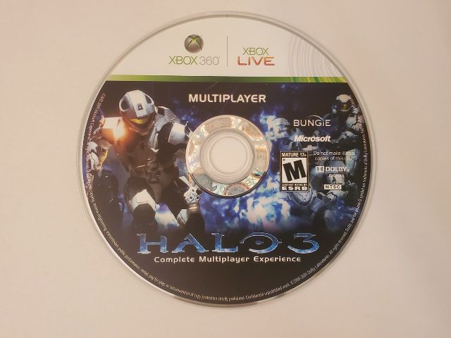 Microsoft Xbox 360 Halo 3 Multiplayer video game