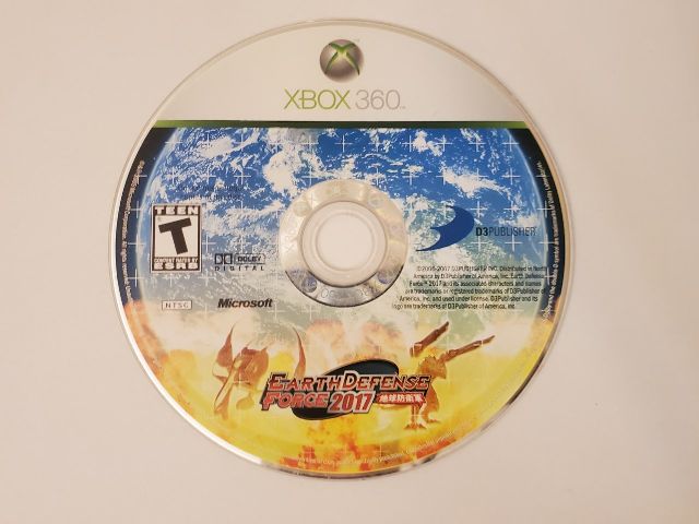 Microsoft Xbox 360 Earth Defense Force 2017 video game