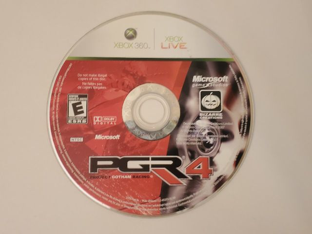 Microsoft Xbox 360 Project Gotham Racing 4 video game