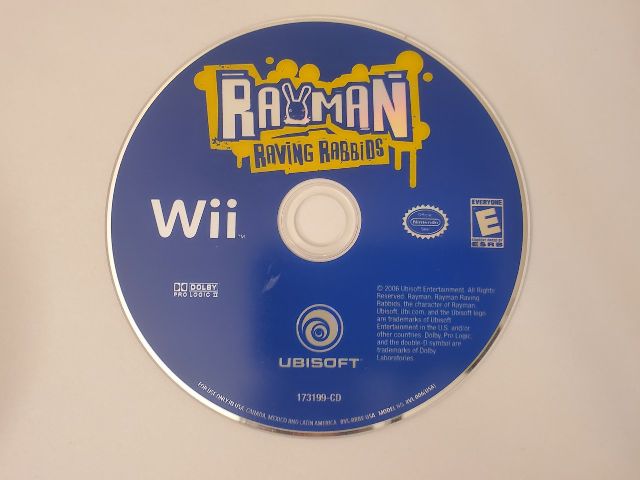 Nintendo Wii Rayman Raving Rabbids video game