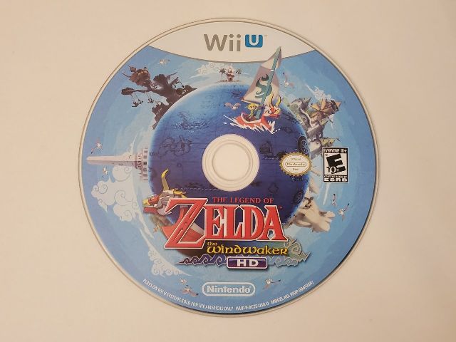 Nintendo Wii U The Legend of Zelda The Windwaker HD video game