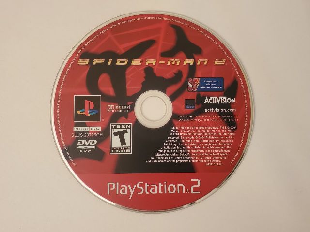 Sony Playstation 2 Spider Man 2 video game