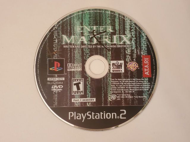 Sony Playstation 2 Enter The Matrix video game