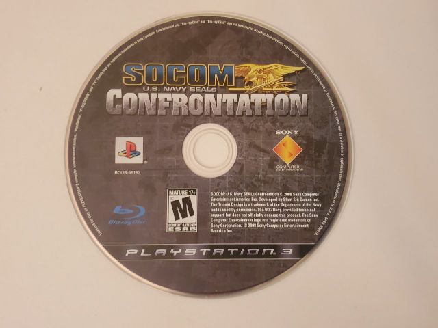 Sony Playstation 3 SOCOM U.S. Navy SEALs: Confrontation video game