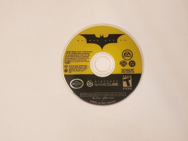 Nintendo GameCube Batman Begins video game