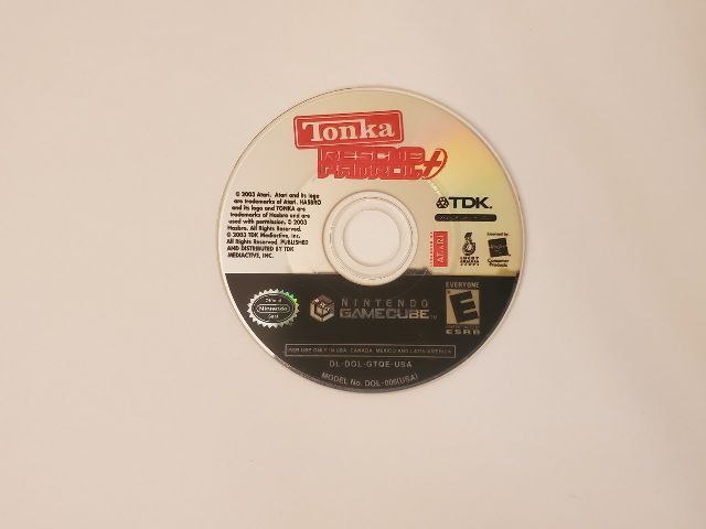 Nintendo GameCube Tonka Rescue Patrol video game