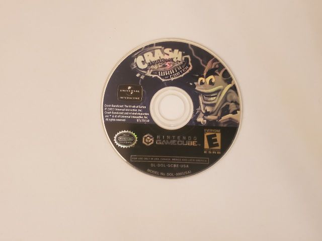 Nintendo GameCube Crash Bandicoot The Wrath of Cortex video game