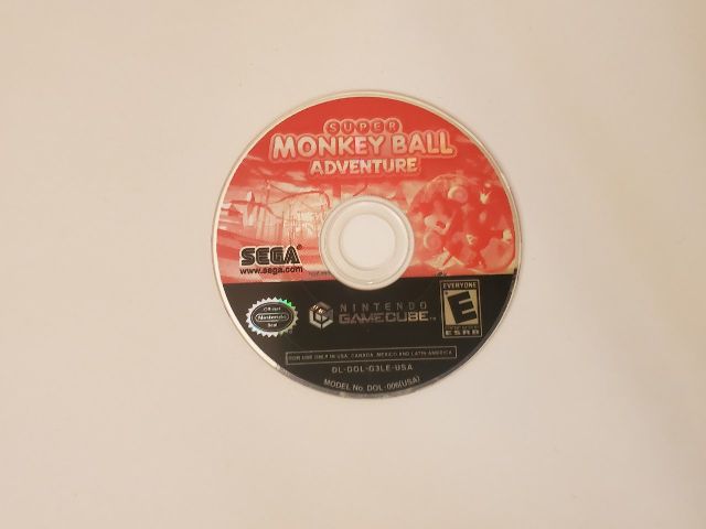 Nintendo GameCube Super Monkey Ball Adventure video game
