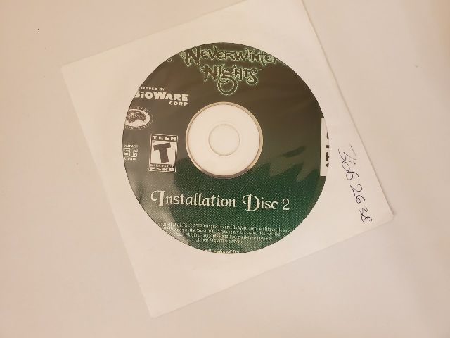 PC Neverwinter Nights Disc 2 video game