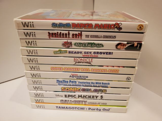 Nintendo Wii Lot of 12 Games (Wii) video game