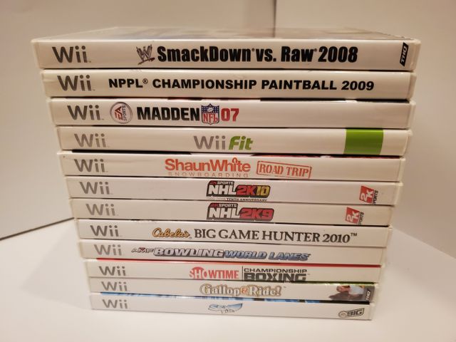Nintendo Wii Lot of 12 Games (Wii) video game