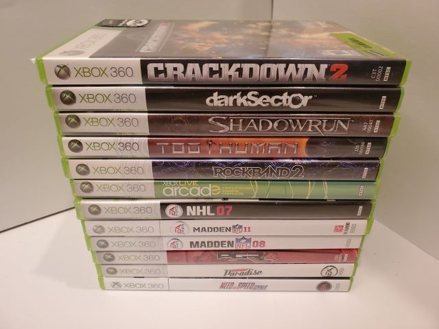 Microsoft Xbox 360 Lot of 12 Games (Xbox 360) video game