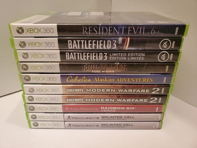 Microsoft Xbox 360 Lot of 10 Games (Xbox 360) video game