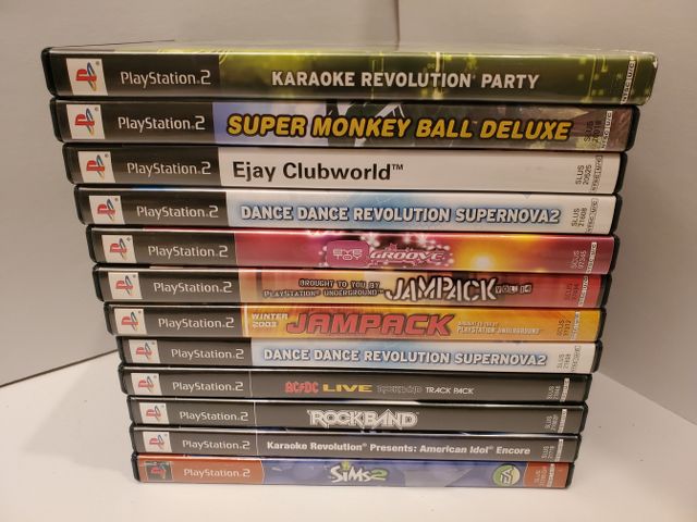 Sony PlayStation 2 Lot of 12 Games (PS2) video game