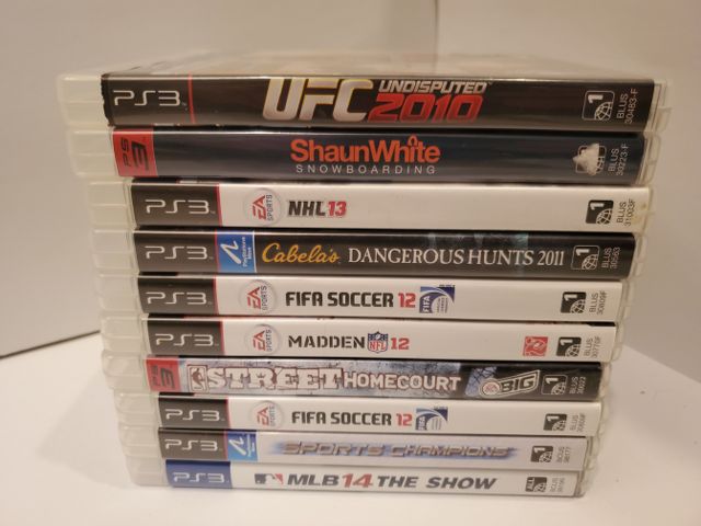 Sony PlayStation 3 Lot of 10 Games (PS3) video game