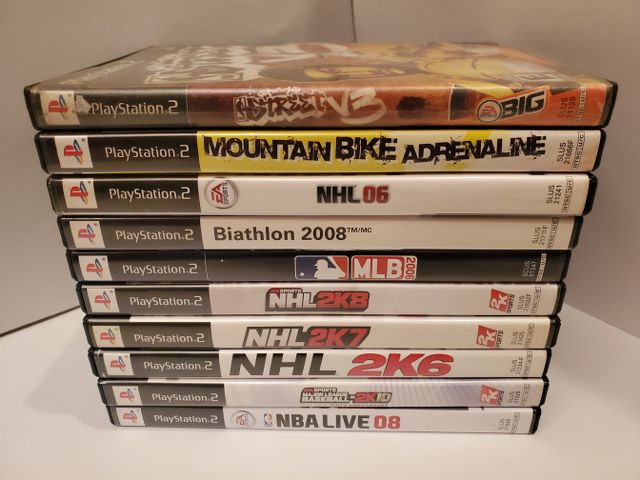 Sony PlayStation 2 10 Game Lot (PS2) video game
