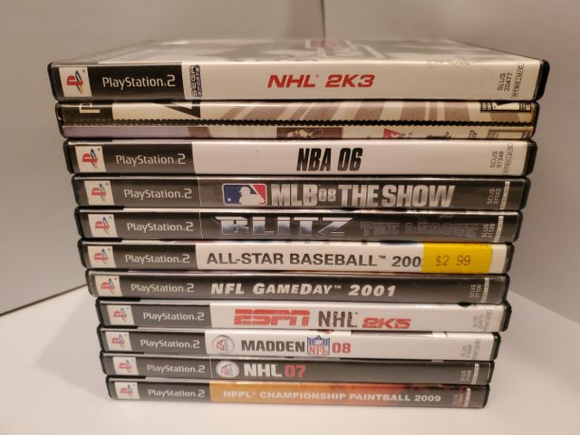 Sony PlayStation 2 11 Game Lot (PS2) video game