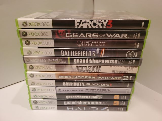 Microsoft Xbox 360 12 Game Lot (Xbox 360) video game
