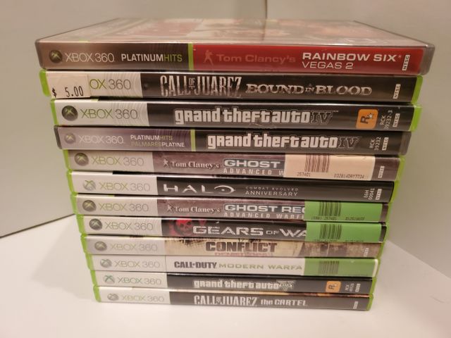Microsoft Xbox 360 12 Game Lot (Xbox 360) video game