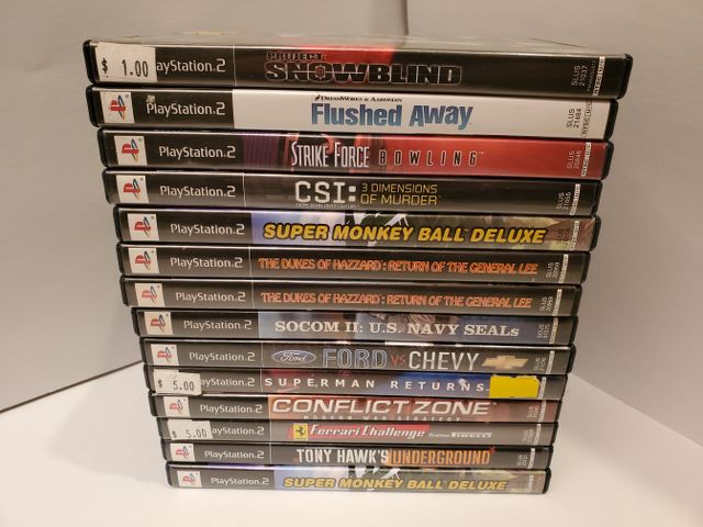 Sony PlayStation 2 14 Game Lot (PS2) video game