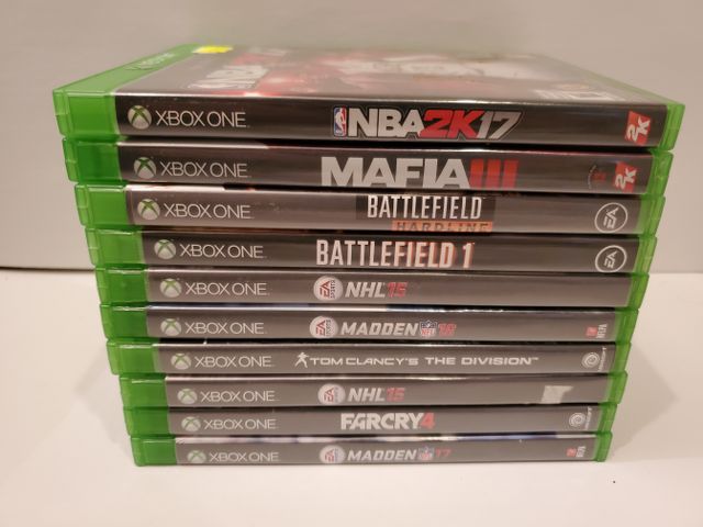 Microsoft Xbox One 10 Game Lot (Xbox One) video game