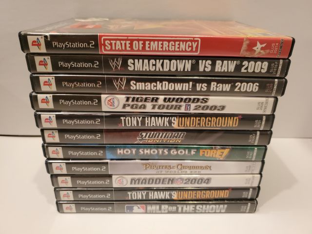 Sony PlayStation 2 11 Game Lot (PS2) video game