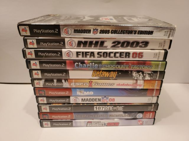 Sony PlayStation 2 11 Game Lot (PS2) video game